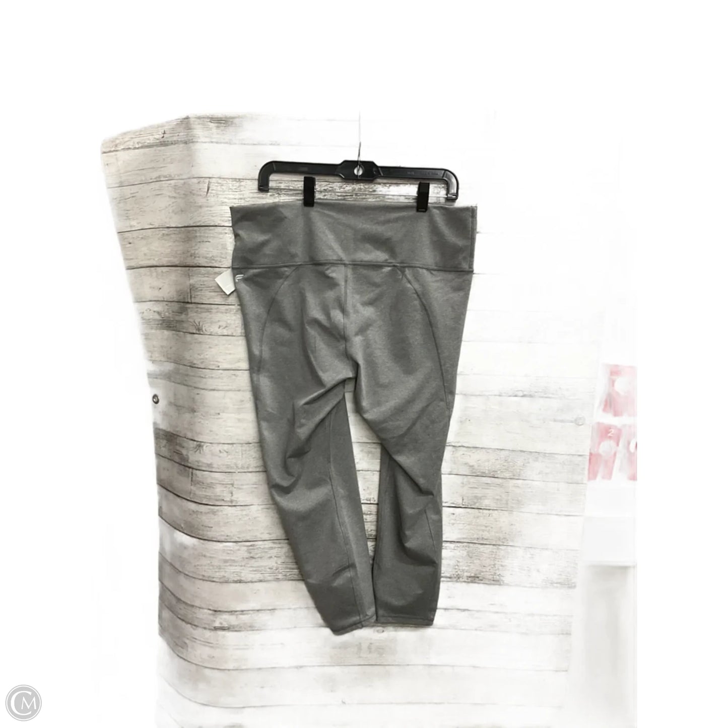 Athletic Leggings By Fabletics In Grey, Size: 2x