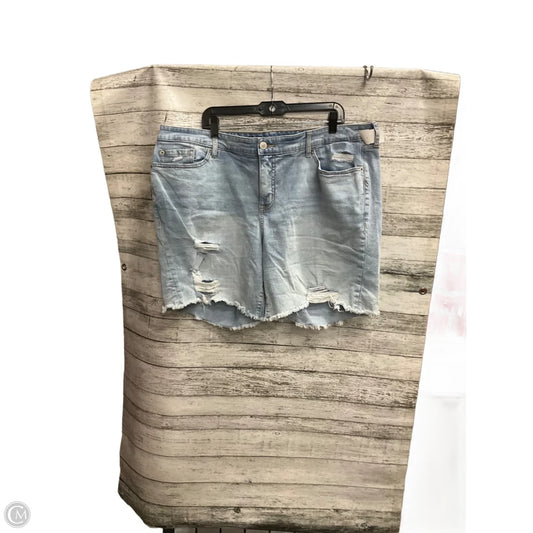 Shorts By Torrid In Blue Denim, Size: 22