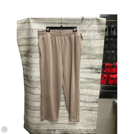 Athletic Pants By Danskin In Tan, Size: Xl