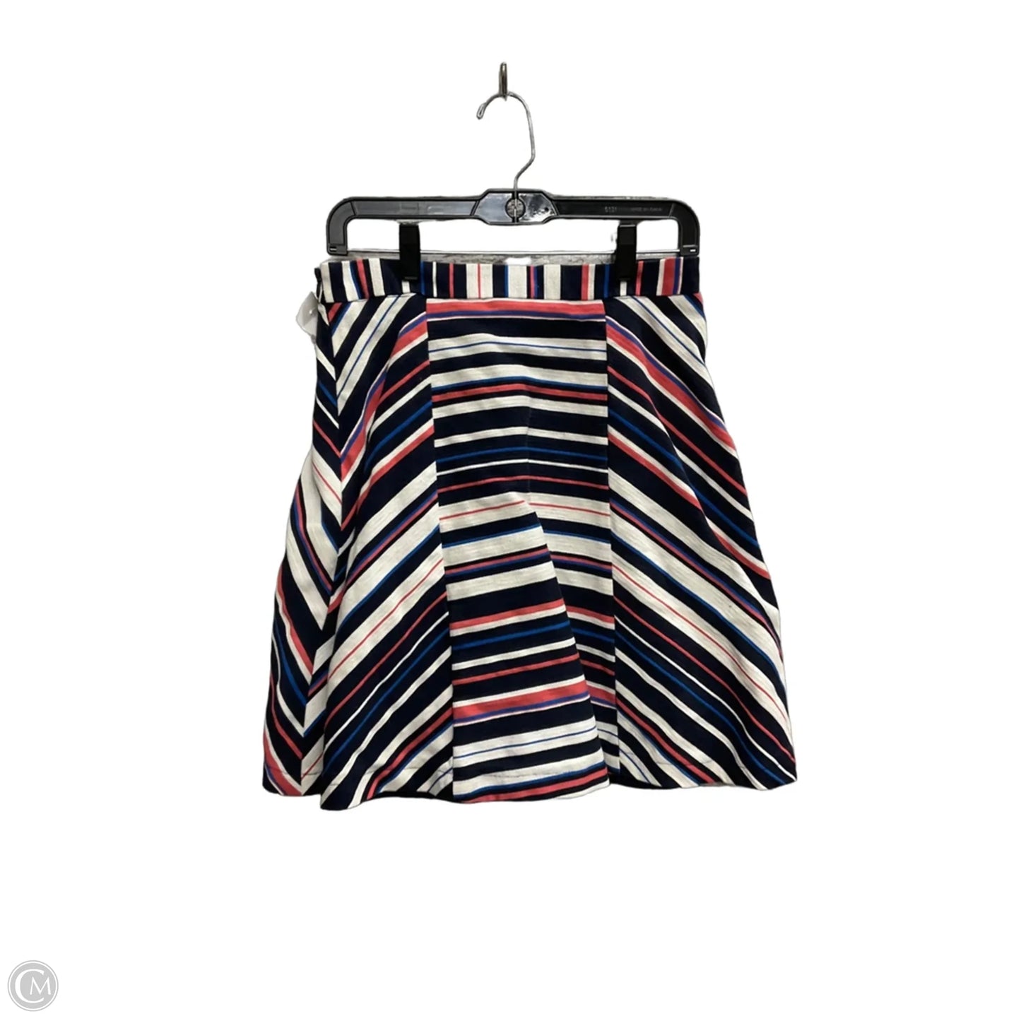 Skirt Midi By Maeve In Striped Pattern, Size: M