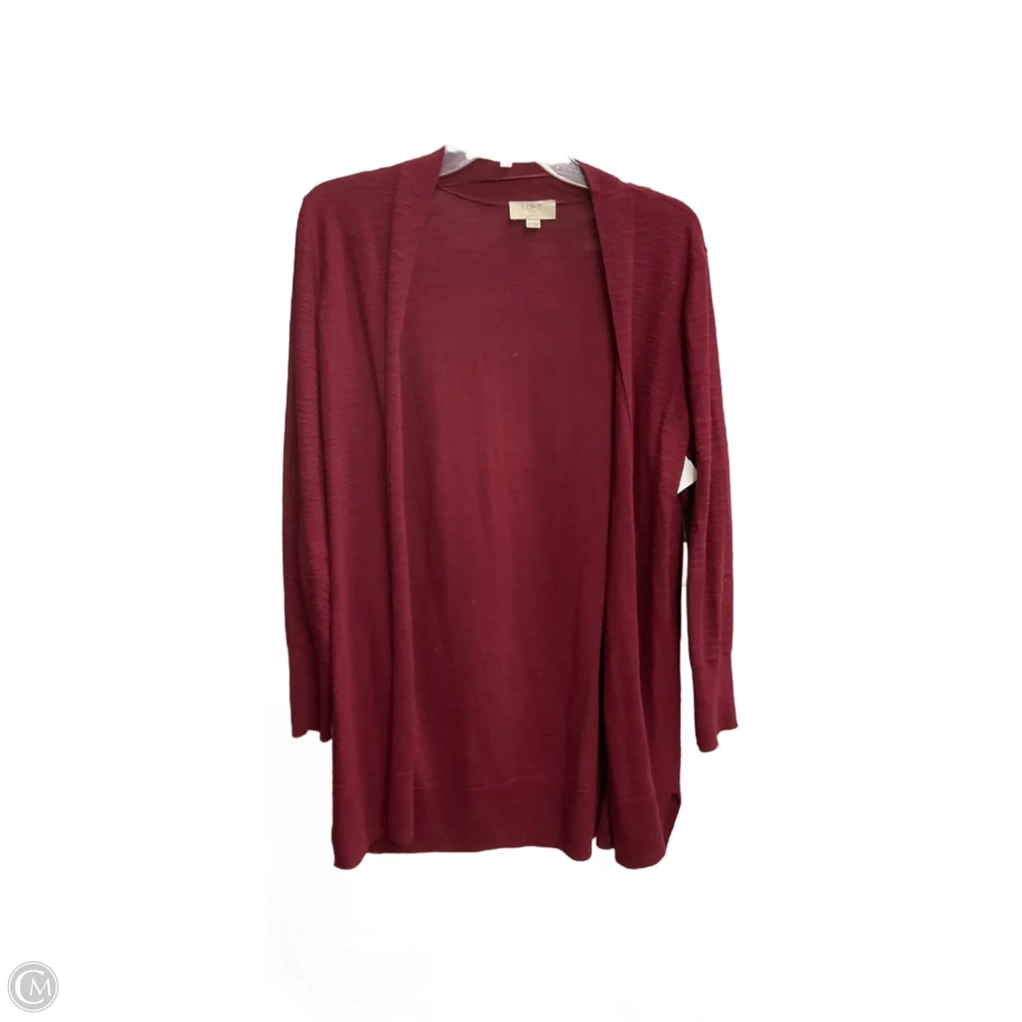 Cardigan By Loft In Red, Size: M