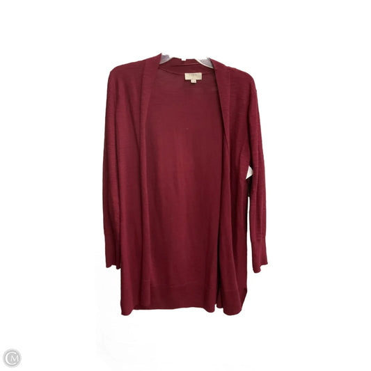Cardigan By Loft In Red, Size: M