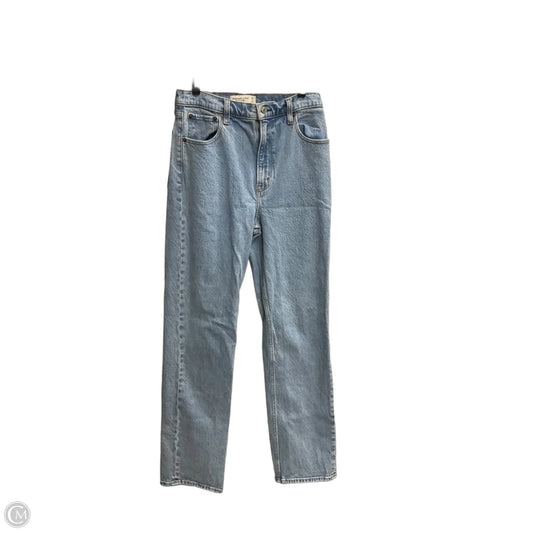 Jeans Straight By Abercrombie And Fitch In Blue Denim, Size: 6