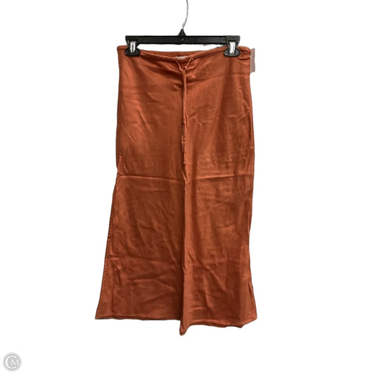 Skirt Maxi By Madewell In Orange, Size: 6
