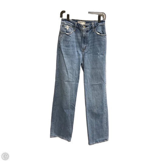 Jeans Straight By Abercrombie And Fitch In Blue Denim, Size: 4