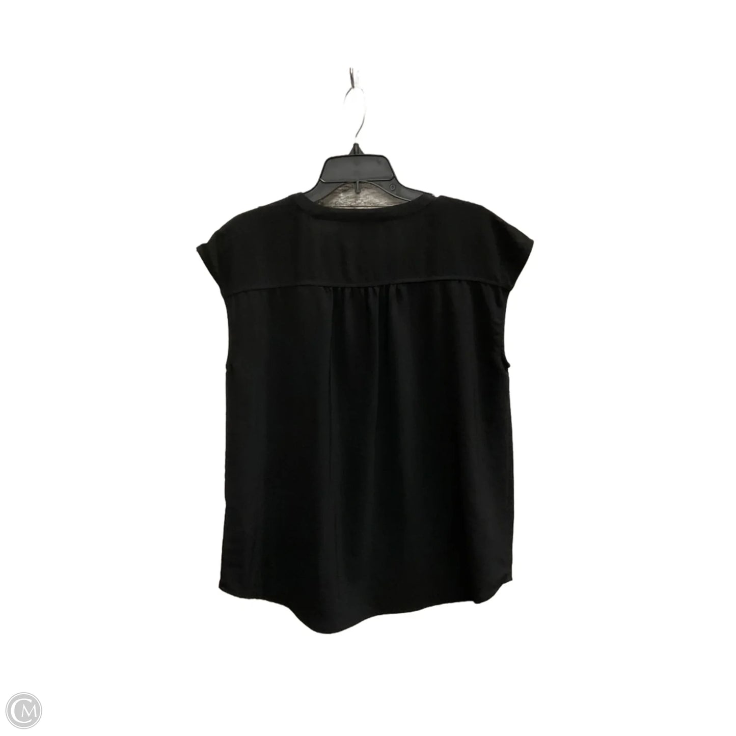 Top Short Sleeve By Simply Vera In Black, Size: L