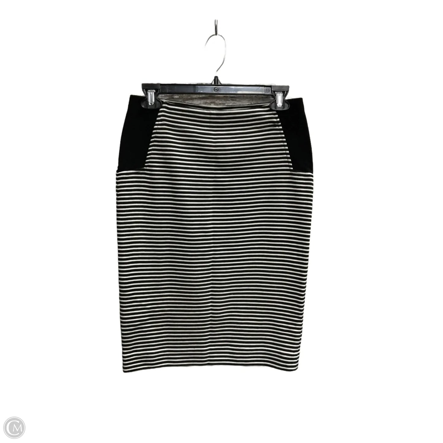 Skirt Midi By Bcbgmaxazria In Striped Pattern, Size: S