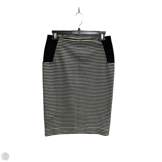 Skirt Midi By Bcbgmaxazria In Striped Pattern, Size: S