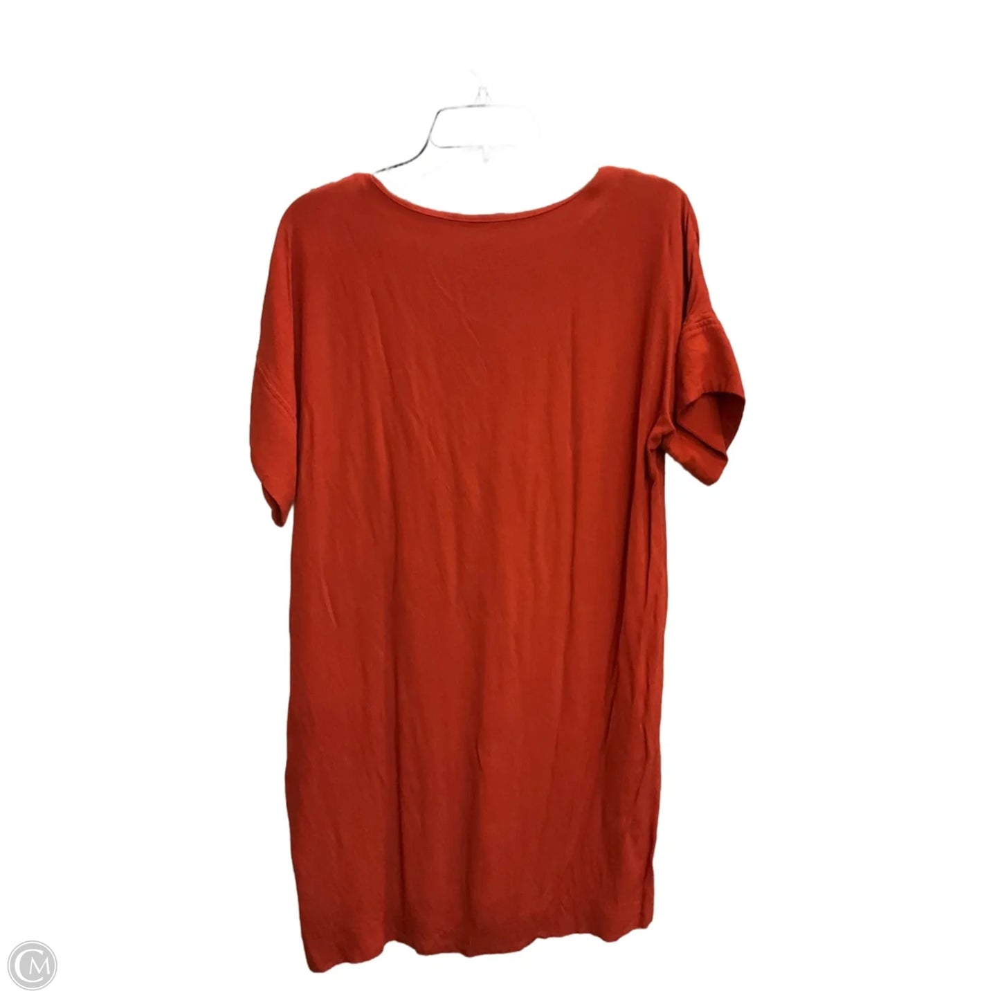 Dress Casual Midi By Madewell In Orange, Size: M