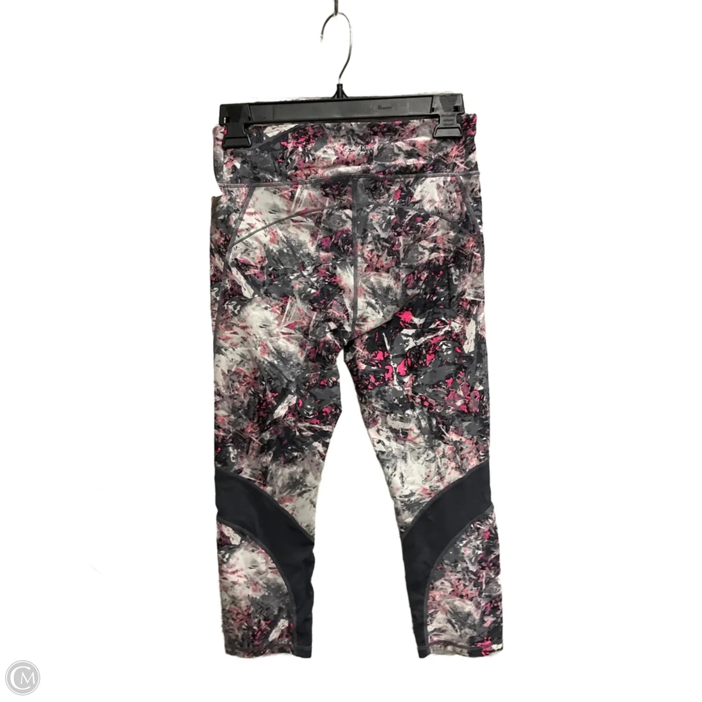 Athletic Capris By Calvin Klein In Grey, Size: S