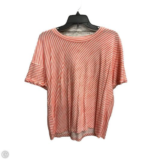 Top Short Sleeve By Lou And Grey In Striped Pattern, Size: Xl
