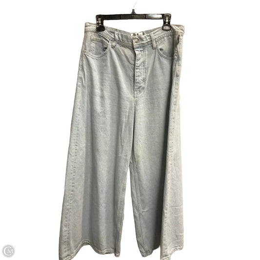 Jeans Wide Leg By We The Free In Blue Denim, Size: 12