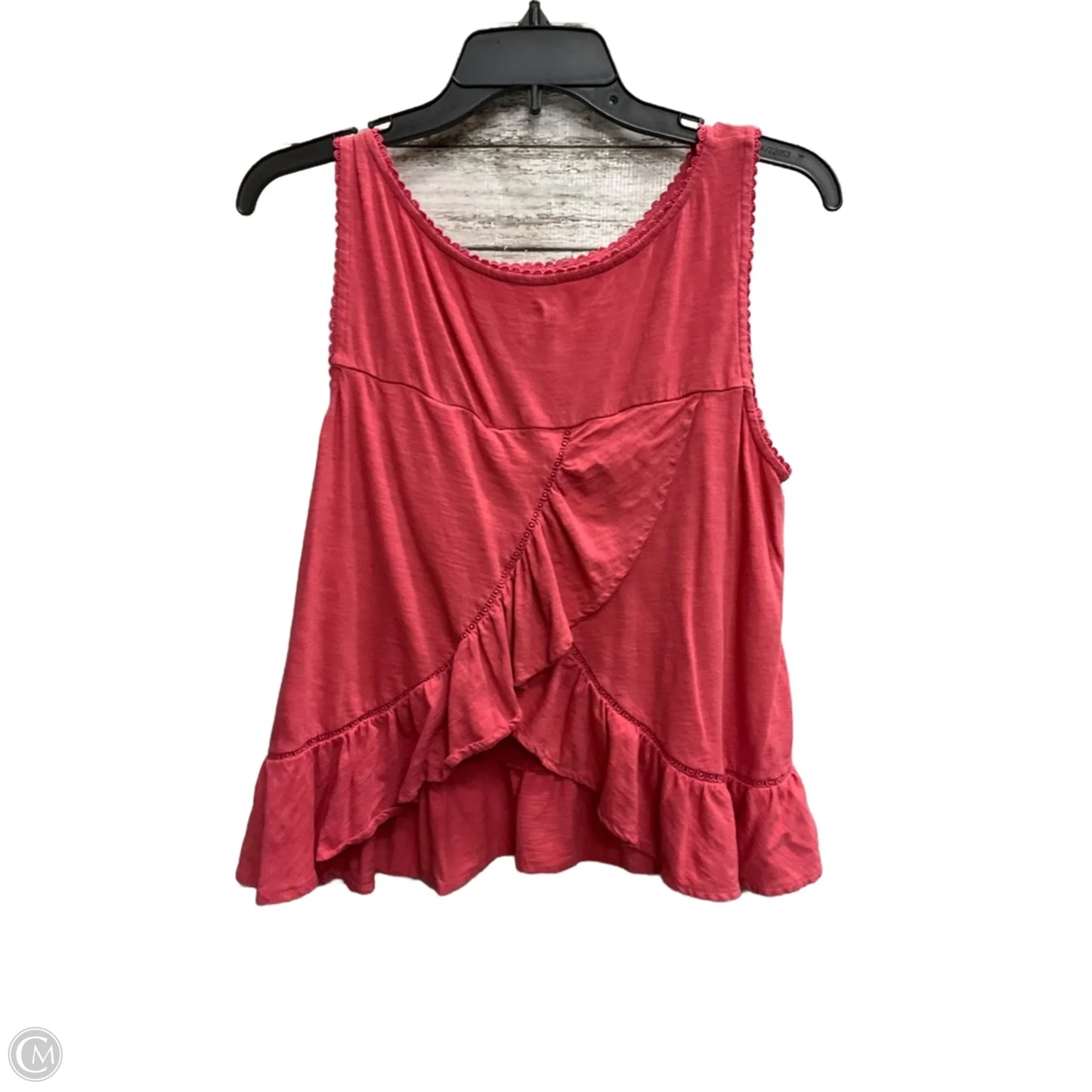 Top Sleeveless Basic By Loft In Pink, Size: M