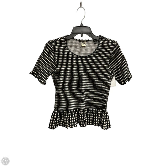 Top Short Sleeve By Scotch & Soda In Black, Size: S