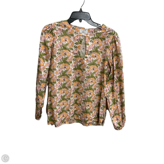 Top Long Sleeve By J. Crew In Orange, Size: S