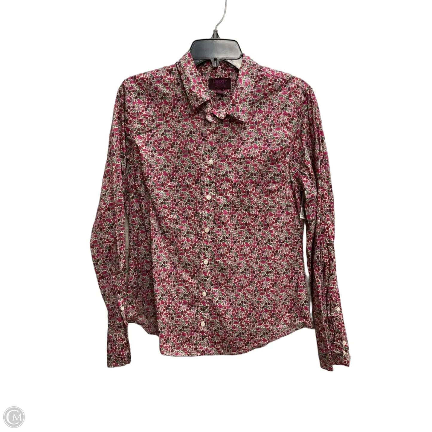 Blouse Long Sleeve By J. Crew In Floral Print, Size: S