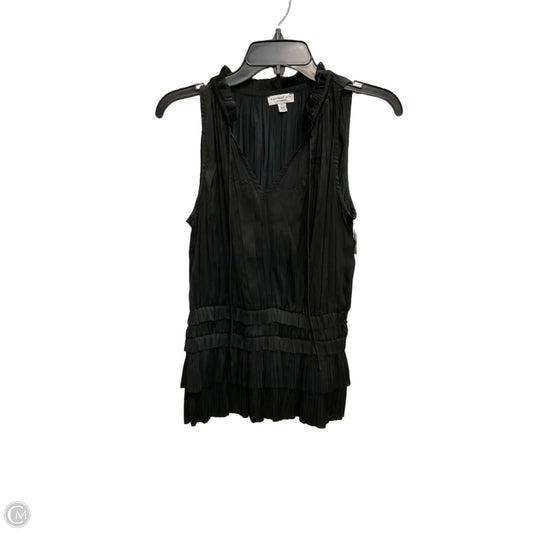 Top Sleeveless By Current Air In Black, Size: S