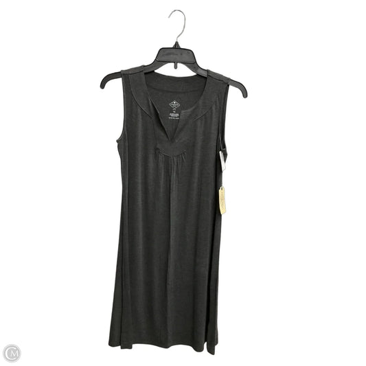 Dress Casual Midi By St Johns Bay In Grey, Size: Sp