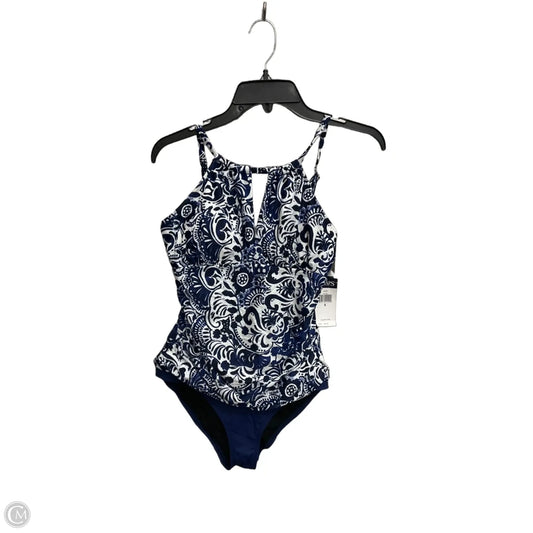 Swimsuit By Chaps In Blue, Size: S