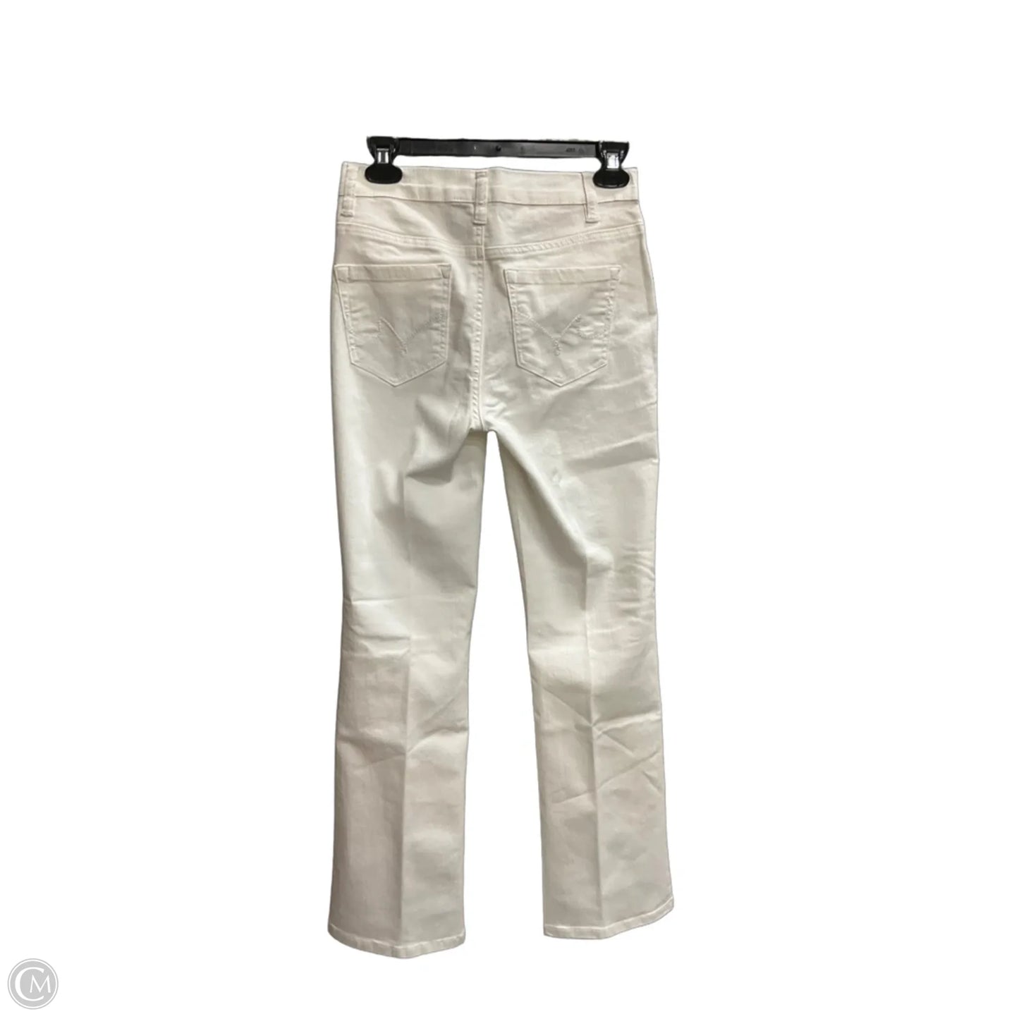 Jeans Boot Cut By Dg2 In White Denim, Size: 4p