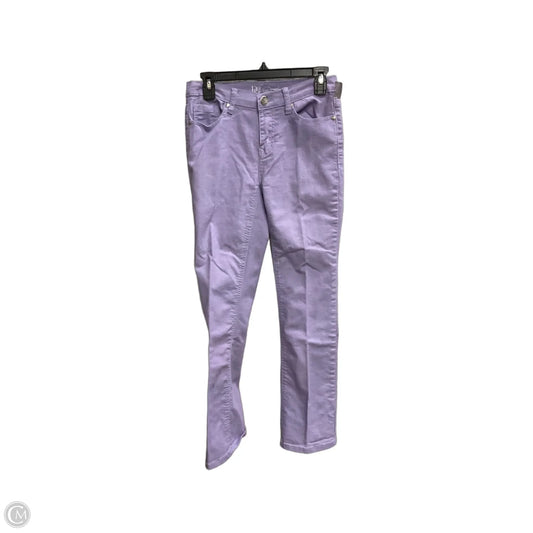 Jeans Boot Cut By Dg2 In Purple Denim, Size: 4p