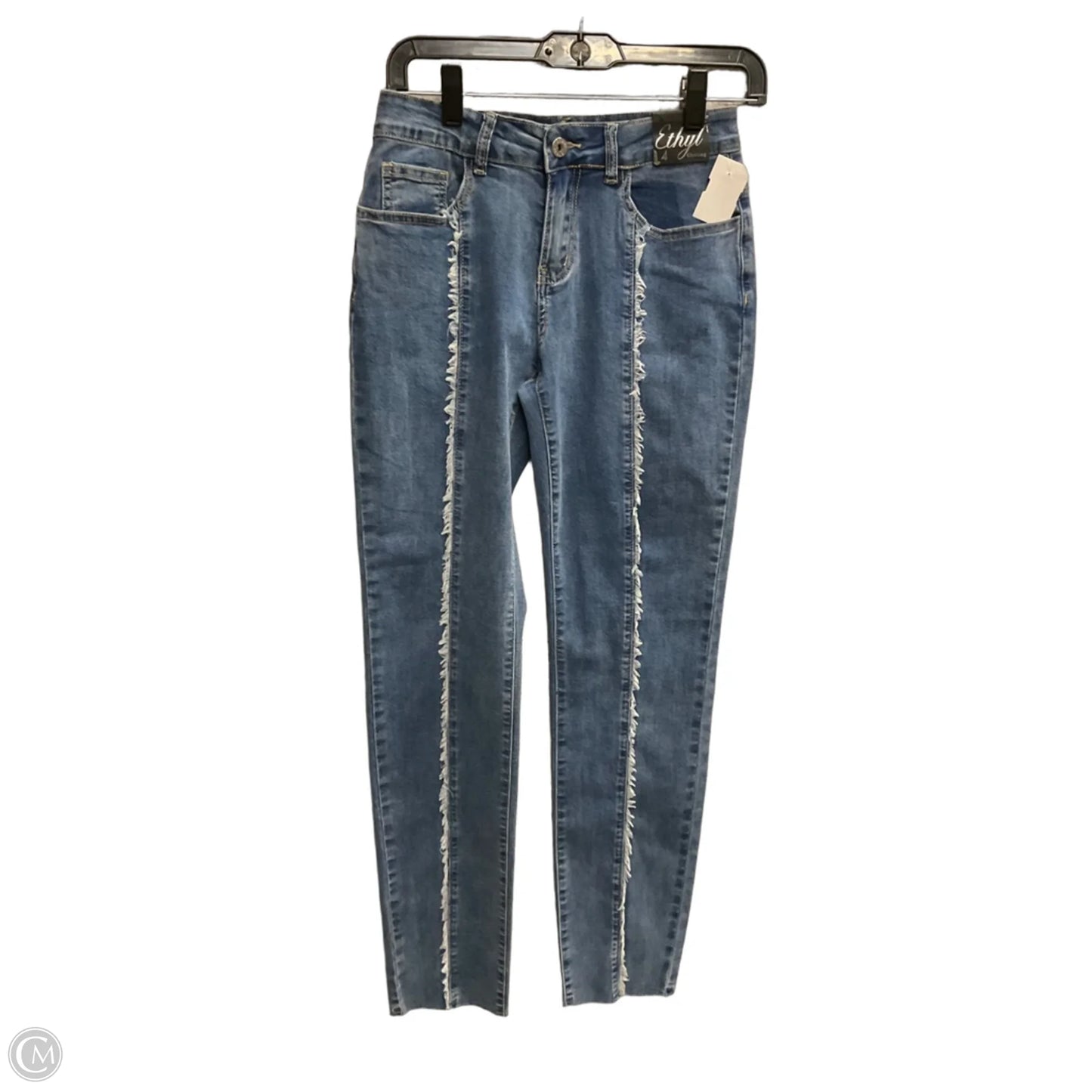 Jeans Straight By Ethyl In Blue Denim, Size: 4