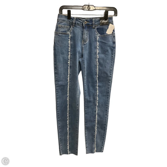 Jeans Straight By Ethyl In Blue Denim, Size: 4