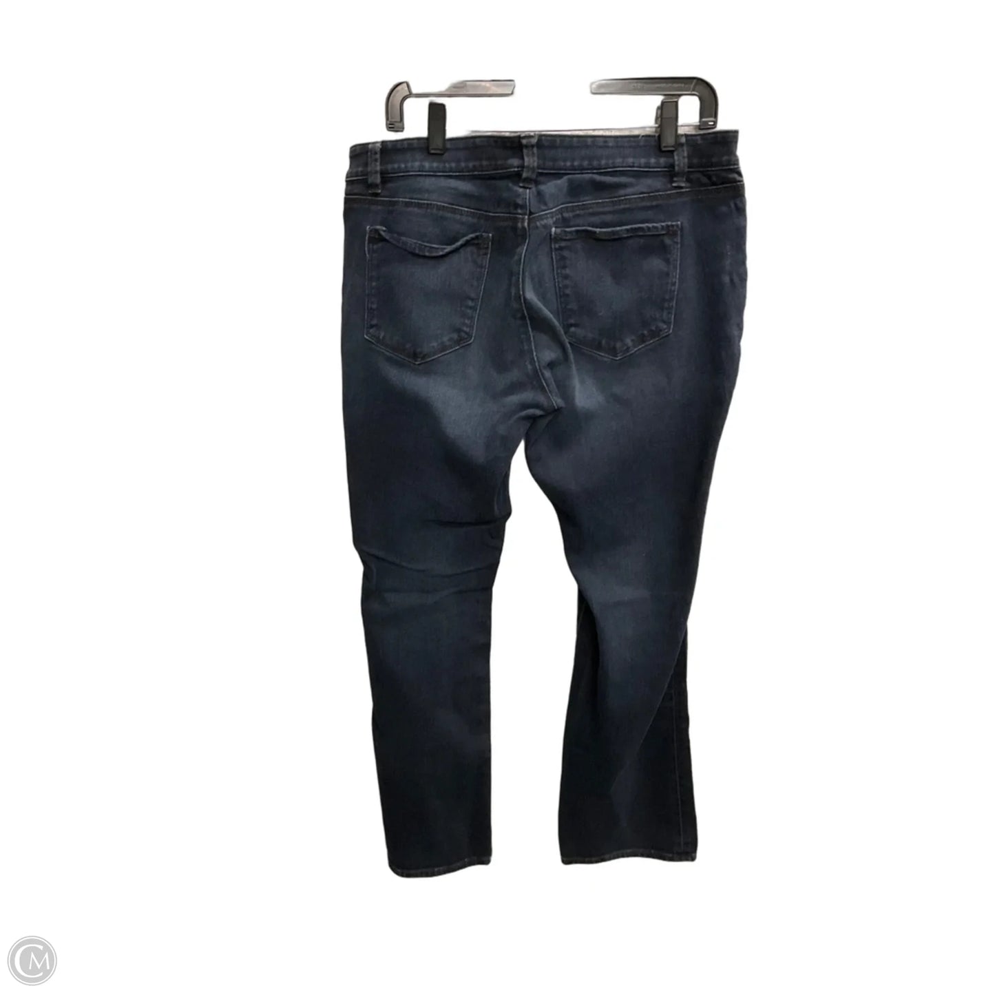 Jeans Straight By Ann Taylor In Blue Denim, Size: 12p