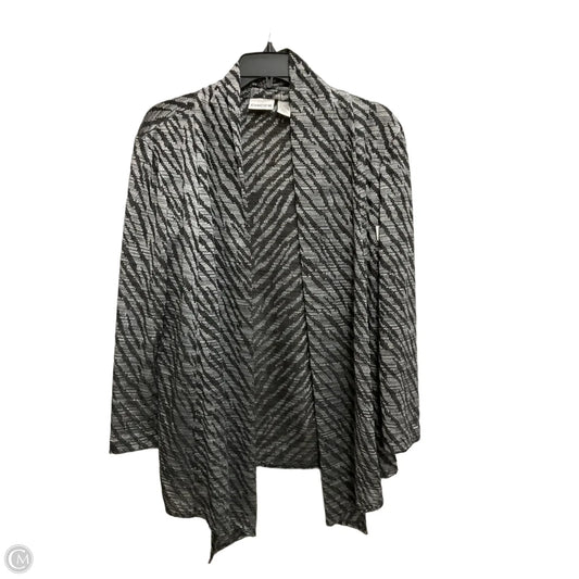Cardigan By Chicos In Silver, Size: M