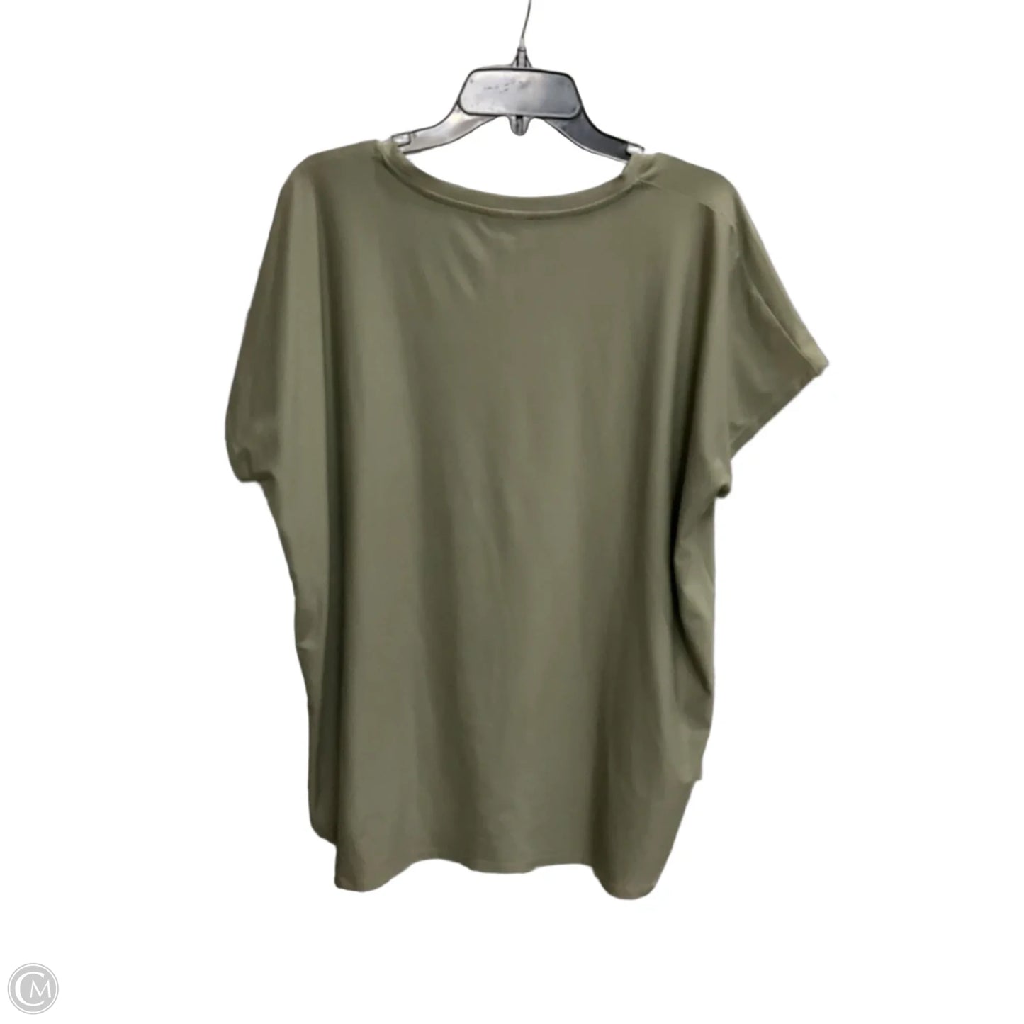 Top Short Sleeve By Chicos In Green, Size: L