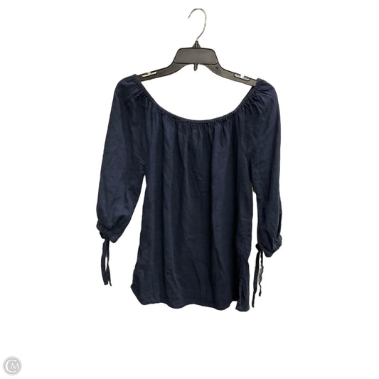 Top Short Sleeve By Michael By Michael Kors In Navy, Size: S