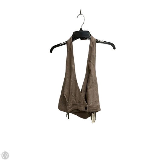 Top Sleeveless By Maeve In Brown, Size: M