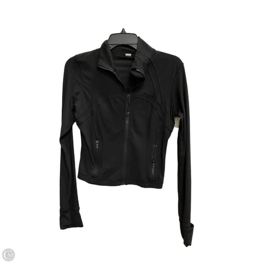 Athletic Jacket By Lululemon In Black, Size: M
