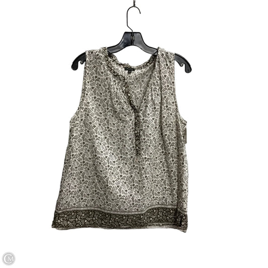 Top Sleeveless By Talbots In Green, Size: Xl