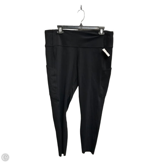 Athletic Leggings By Lululemon In Black, Size: Xl