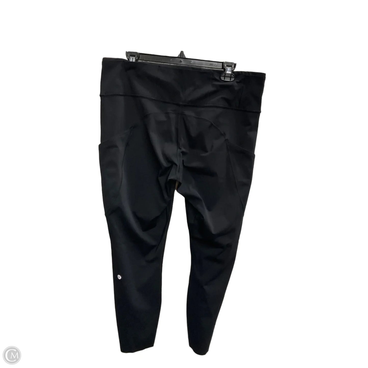 Athletic Leggings By Lululemon In Black, Size: Xl
