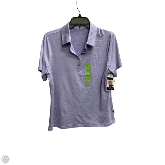 Top Short Sleeve Basic By Skechers In Purple, Size: L