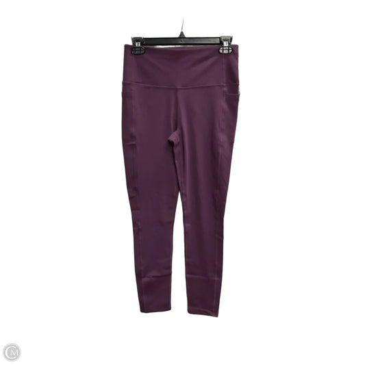 Athletic Leggings By Skechers In Purple, Size: M