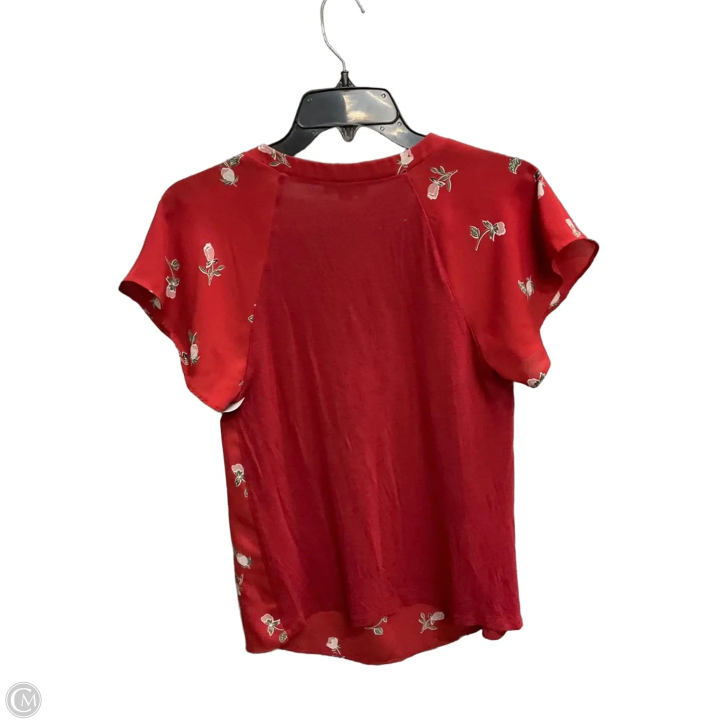 Top Short Sleeve By Loft In Red, Size: Sp