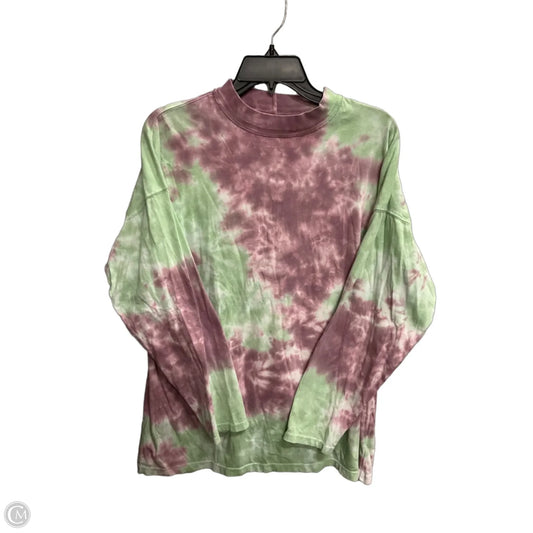 Top Long Sleeve Basic By We The Free In Tie Dye Print, Size: S