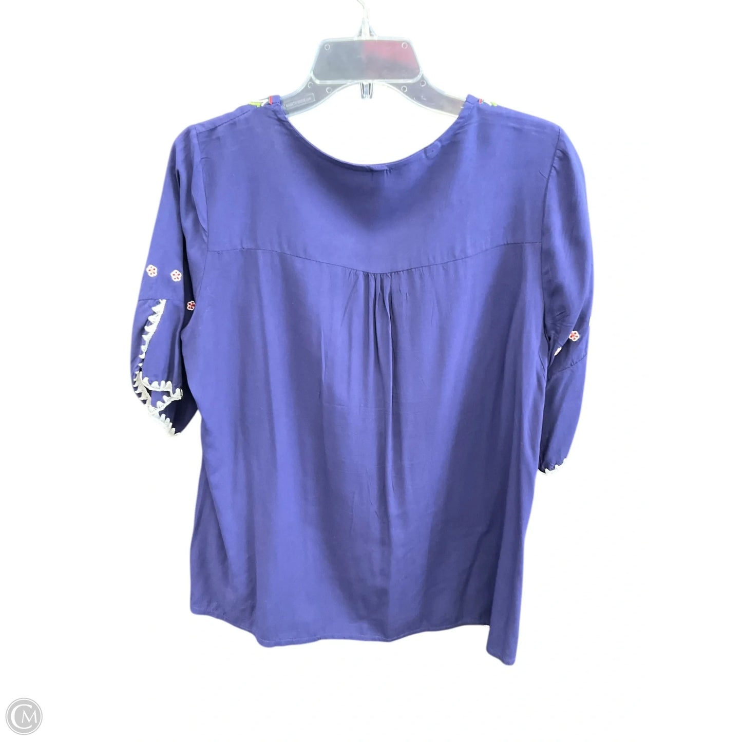 Top Short Sleeve By Clothes Mentor In Blue, Size: L