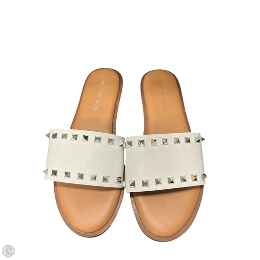 Sandals Flats By Sincerely Jules In White, Size: 7.5