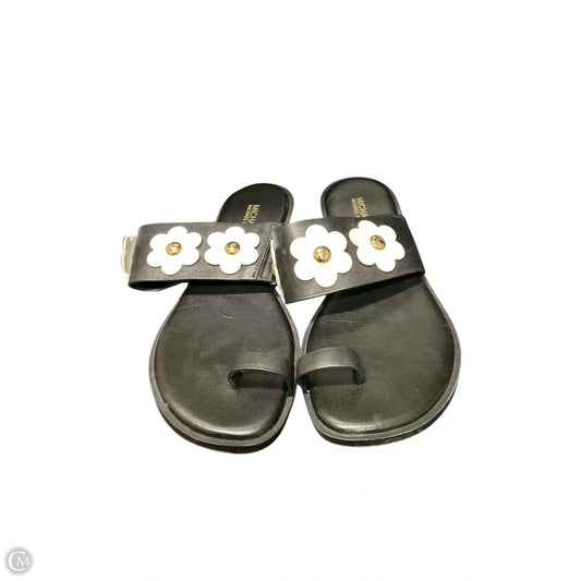 Sandals Flats By Michael By Michael Kors In Black, Size: 6.5