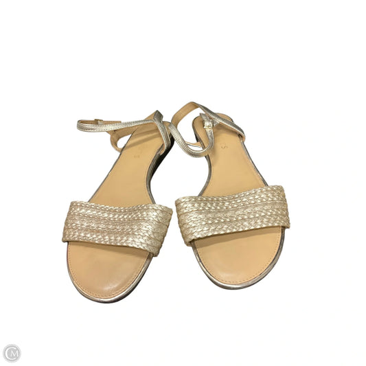 Sandals Flats By Talbots In Gold, Size: 7