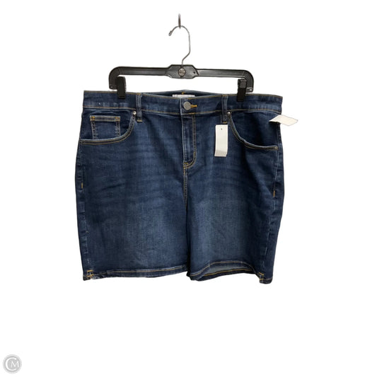 Shorts By Lane Bryant In Blue Denim, Size: 20