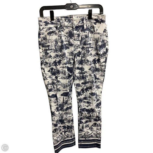 Jeans Designer By Tory Burch In White Denim, Size: 4