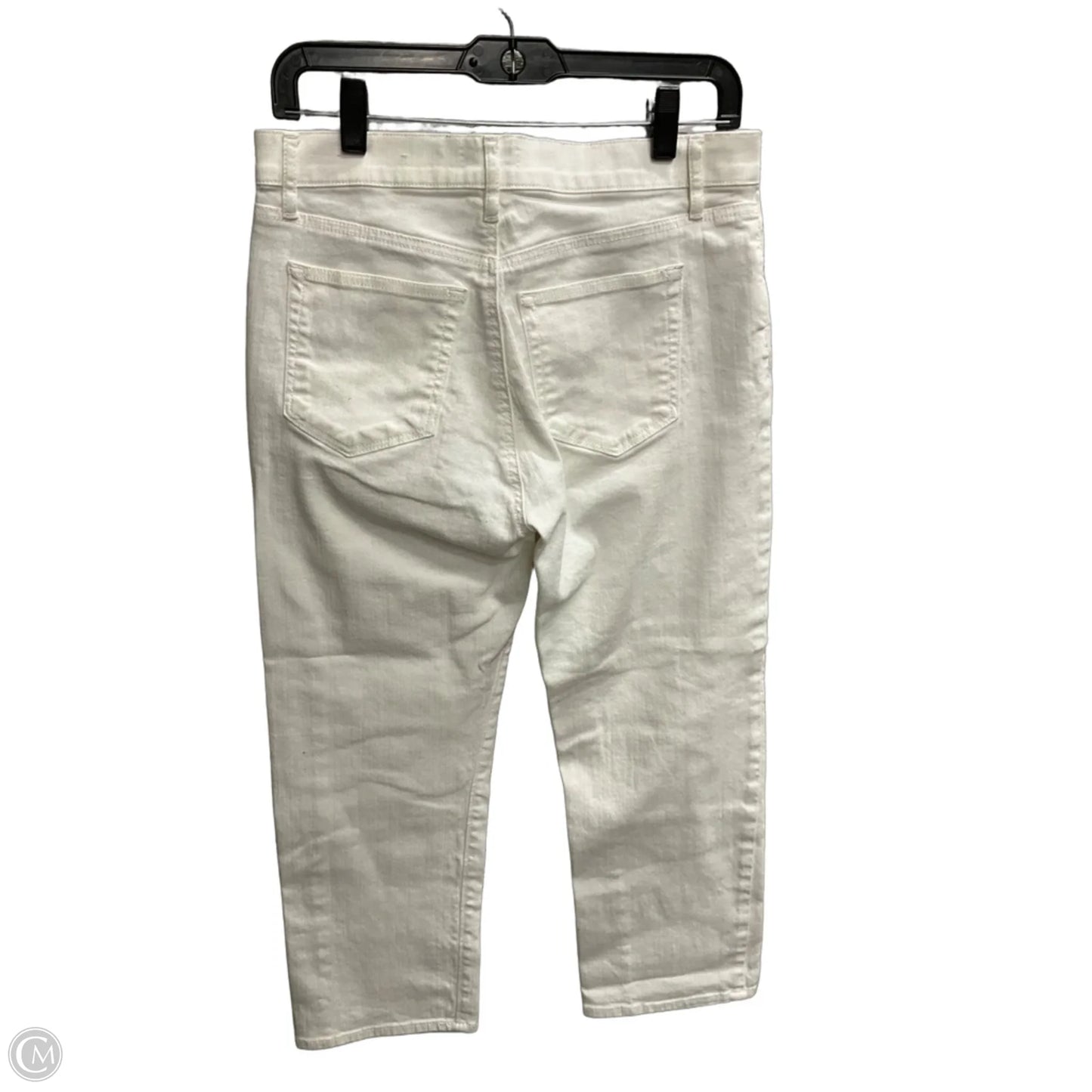 Pants Cropped By Loft In White, Size: 6p