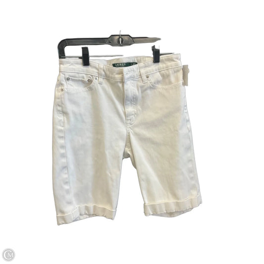 Shorts By Lauren By Ralph Lauren In White, Size: 6