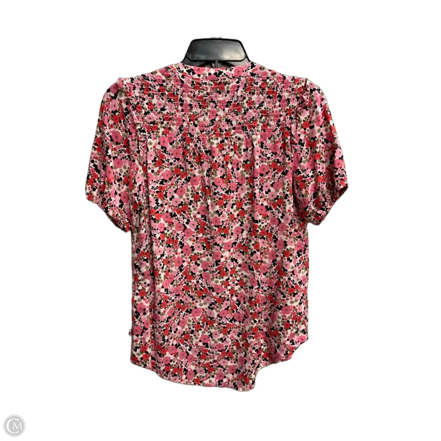 Top Short Sleeve By Tommy Hilfiger In Floral Print, Size: Xs