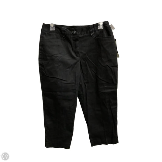 Capris By Counterparts In Black, Size: 10p
